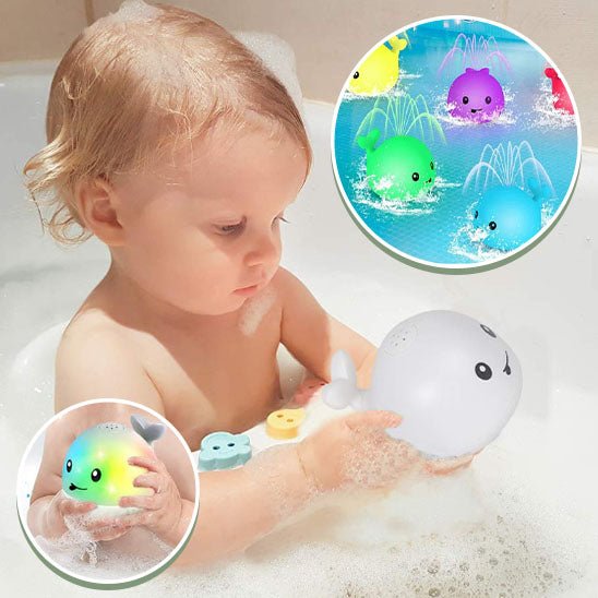 BabyWhale™| Jouet de bain lumineux pour bébés - placenta precieux