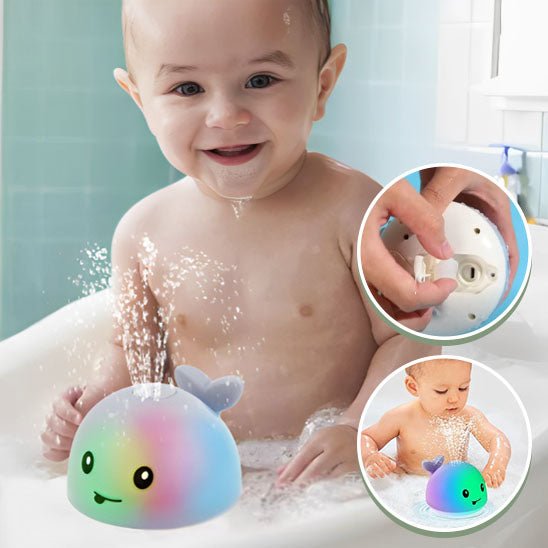 BabyWhale™| Jouet de bain lumineux pour bébés - placenta precieux